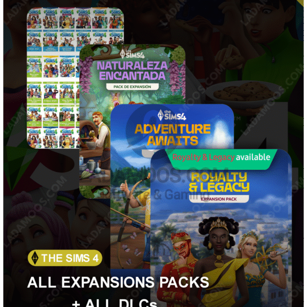 The Sims 4 All 90+ DLCs 2026 Expansion, Game, Stuff, Kit Pack DLC