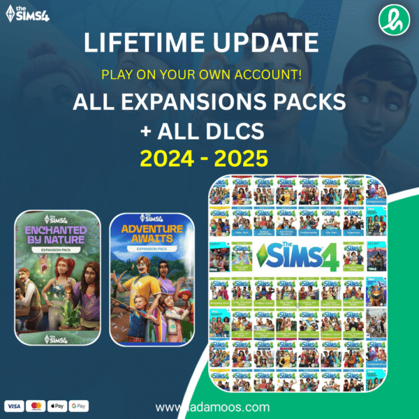 The Sims 4 All 90+ DLCs 2025 Expansion, Game, Stuff, Kit Pack DLC